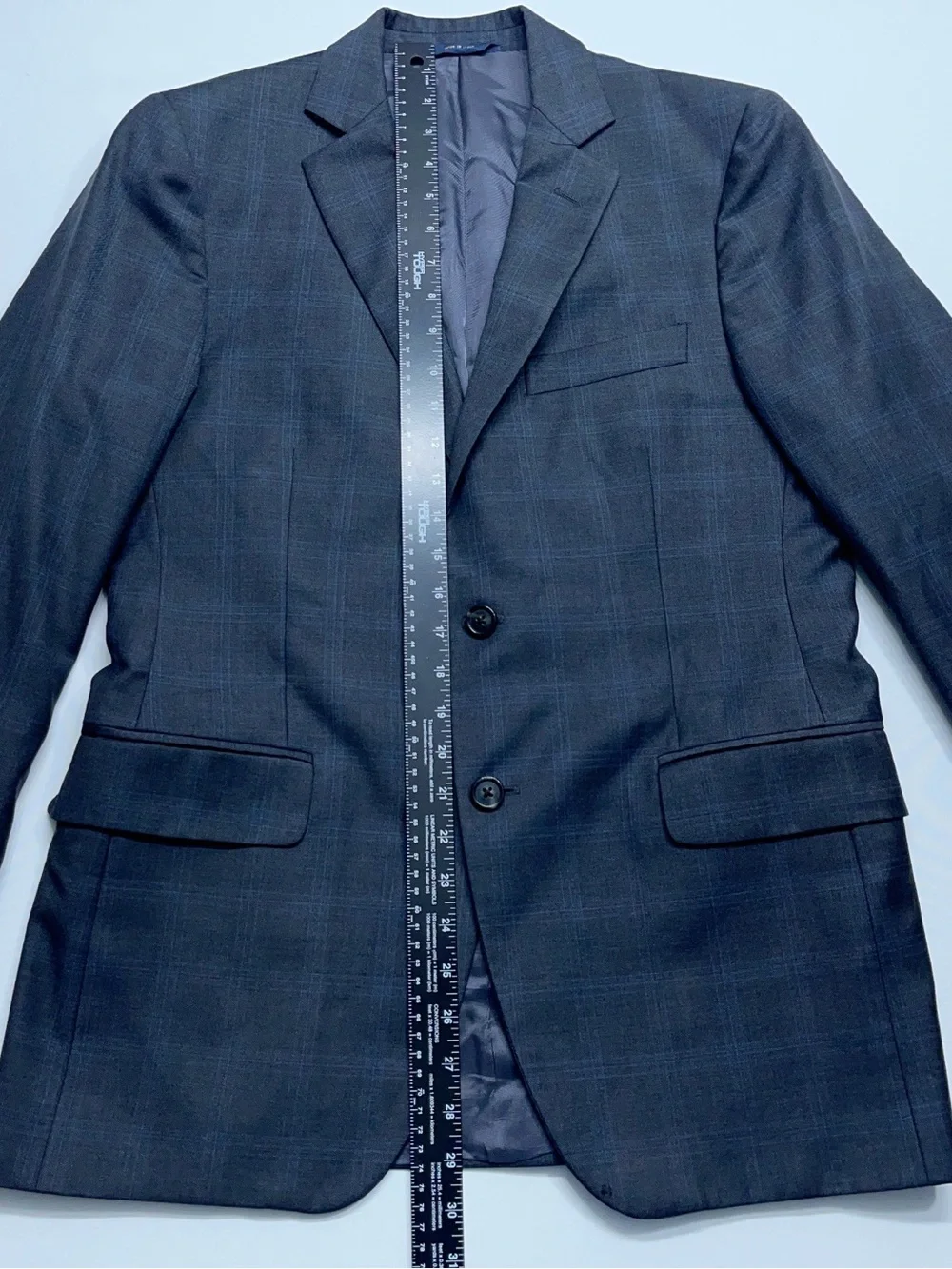 Brooks Brothers Vitale Barberis Canonico Wool Suit Coat Mens 38 Short Gray Italy